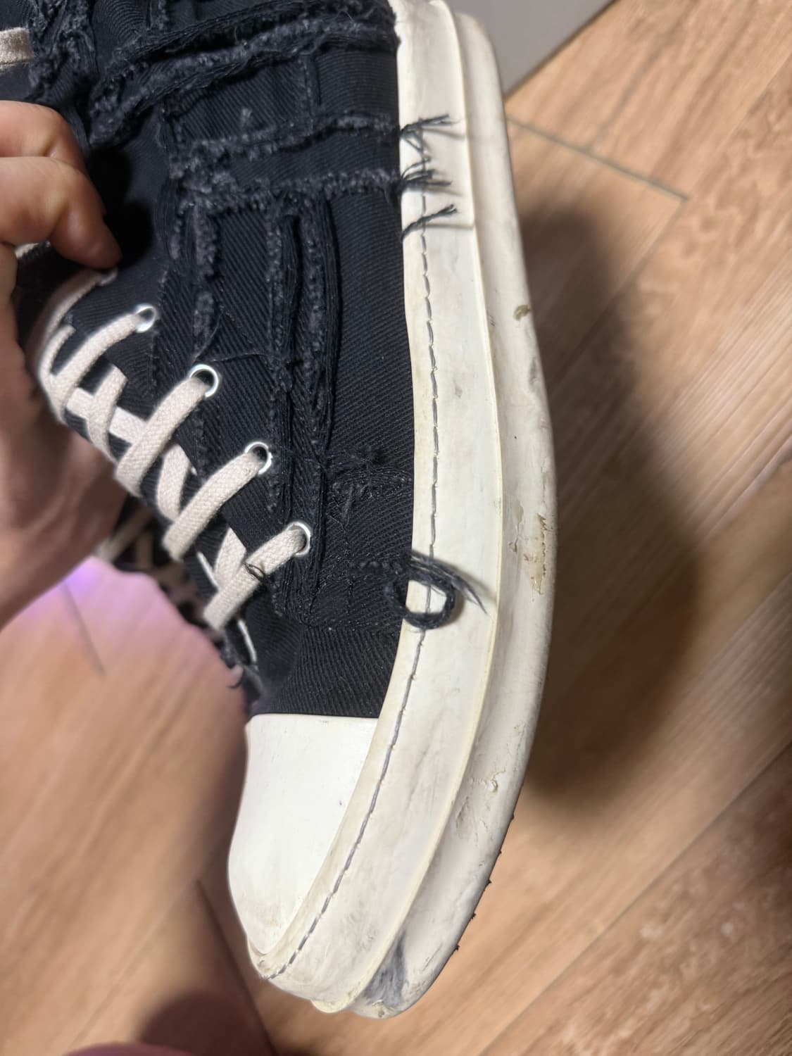 42size Rick owens 다크쉐도우 디스트로이드 이펙트스니커즈 상품이미지10