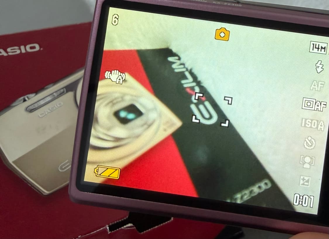 카시오 엑슬림 z2300 핑크 디카 상품이미지5