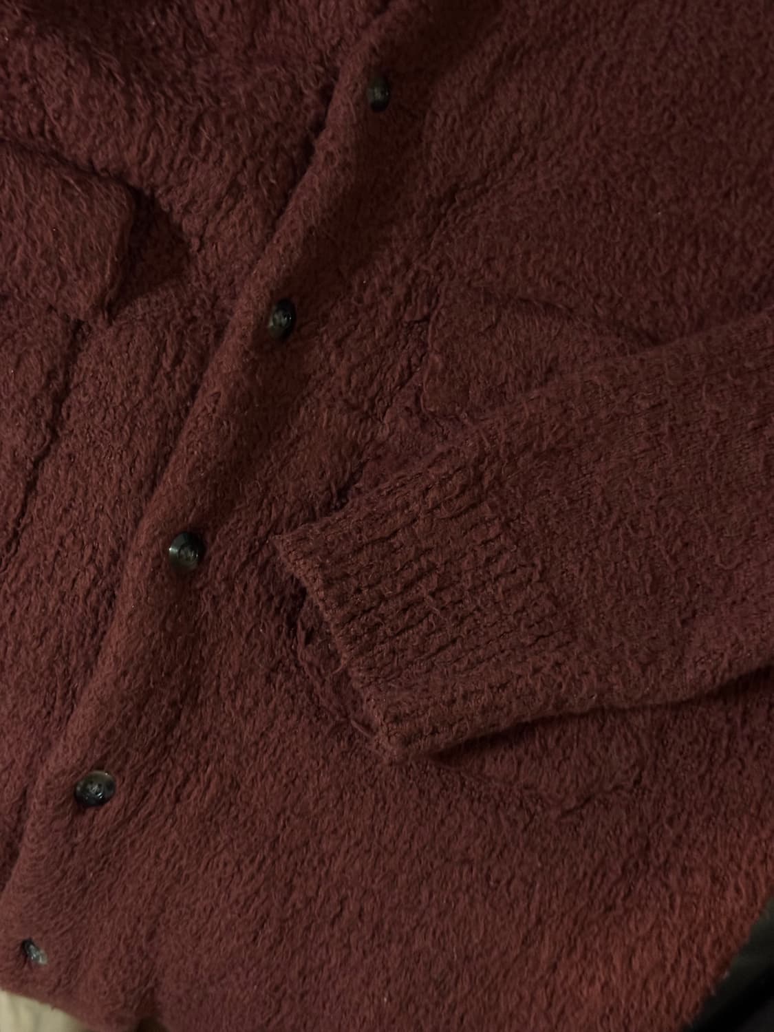 [3 Size] 캐피탈 7G 쉐기 니트 보드 셔츠와인 상품이미지7