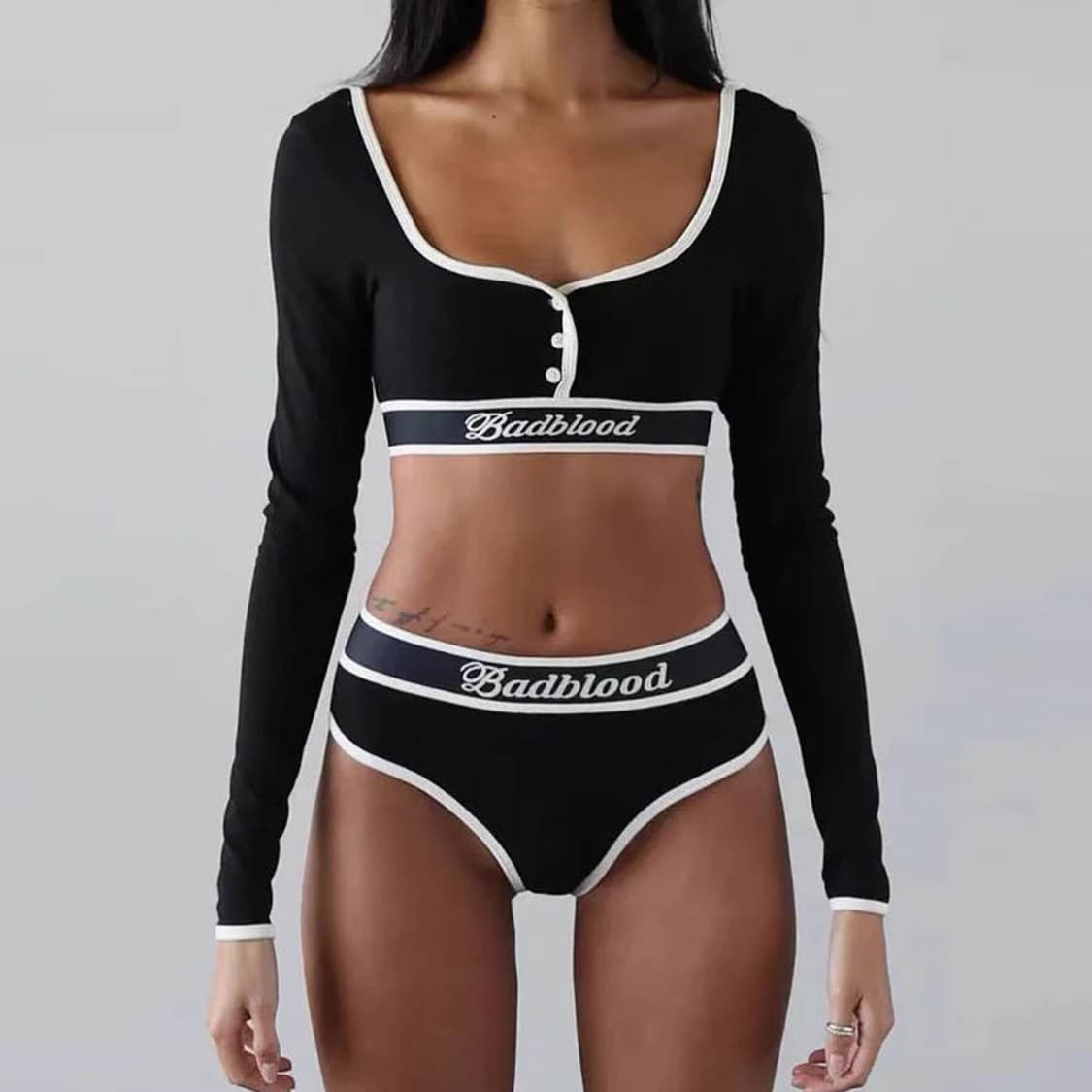 BADBLOOD 배드블러드 모달 코튼티 상품이미지1