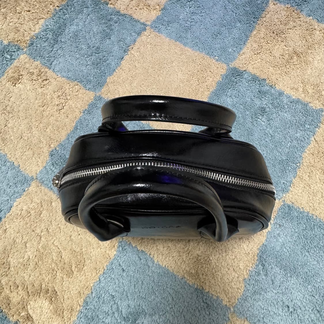 고세 미니플럼 크로스 토트백, 블랙, 미니백 토트백 크로스 상품이미지4