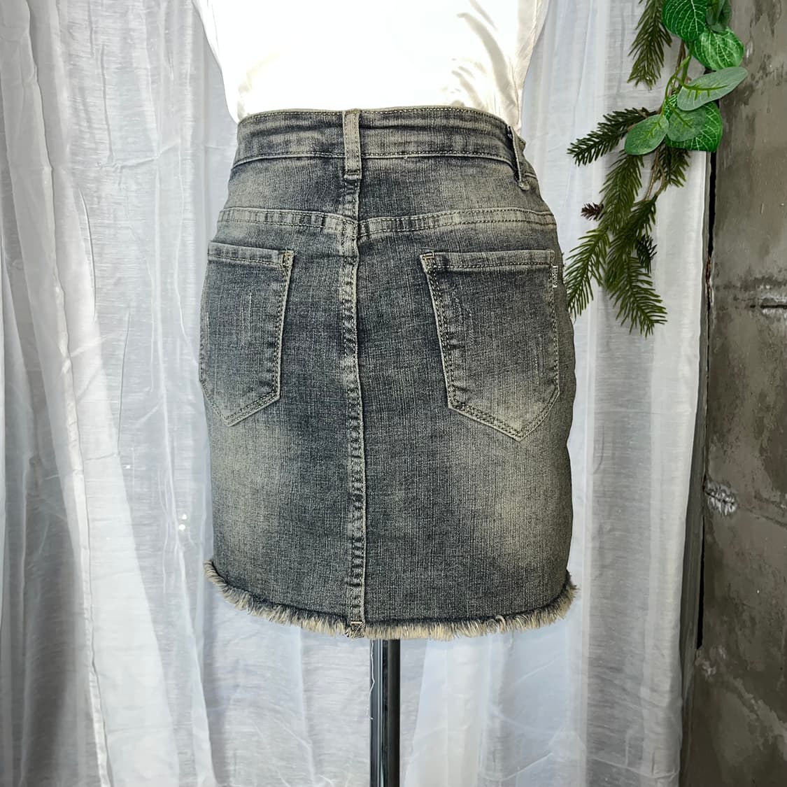 y2k 데님 스커트  상품이미지4