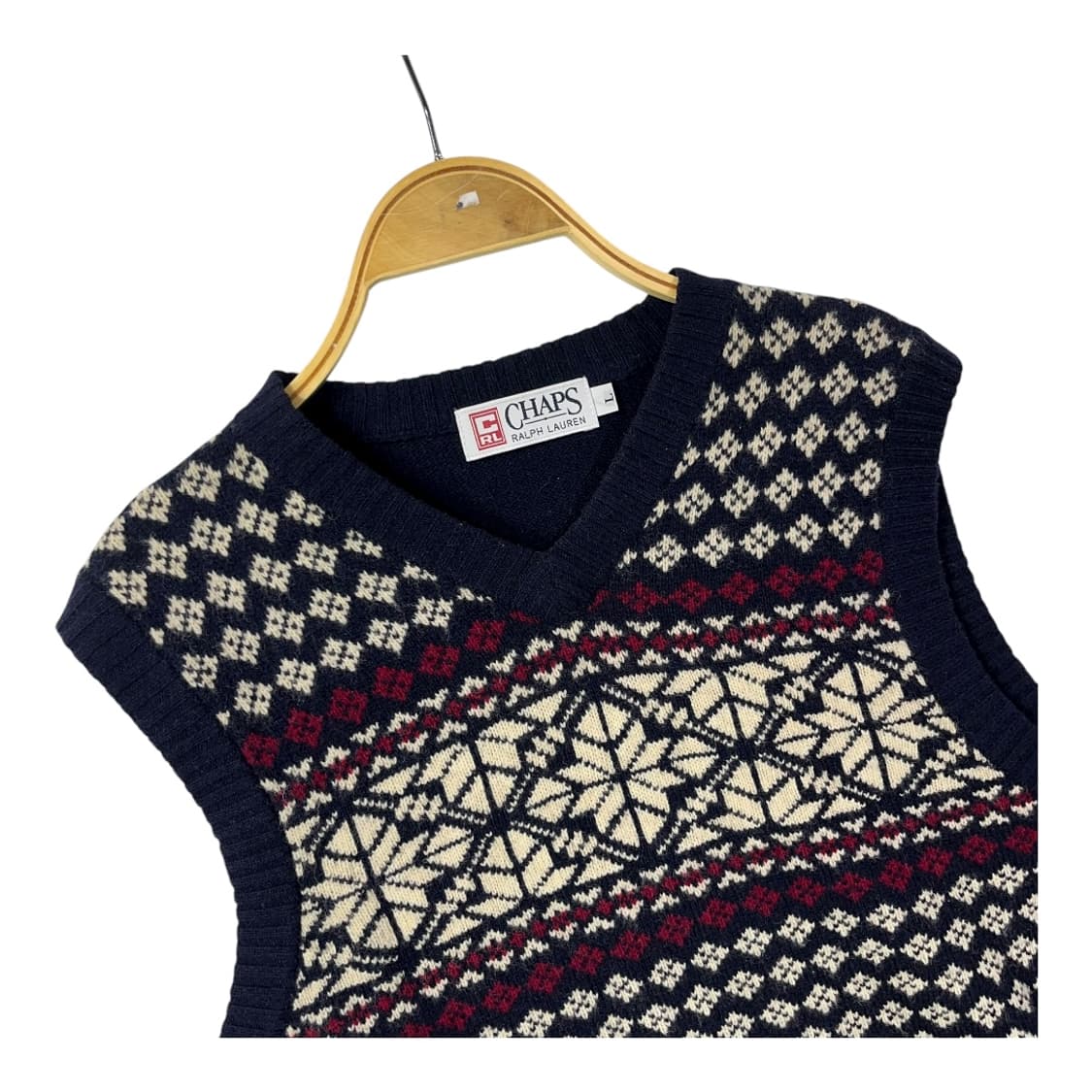 [Chaps Ralph Lauren] 챕스 노르딕 울 베스트 상품이미지3