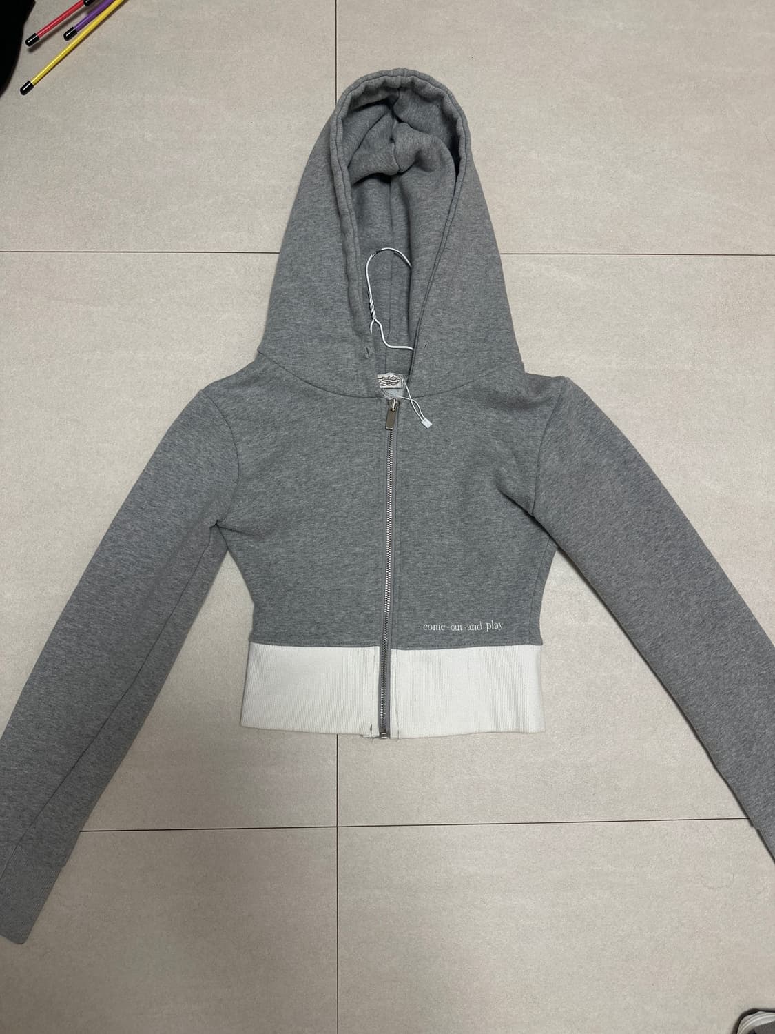 크롭 후드집업 _ 클리시어 리뉴얼 전 ( Coap ) 코프 컴아웃앤플레이 상품이미지1