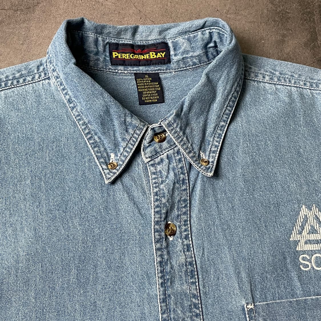 PEREGRINE BAY 빈티지 다운버튼 코튼 데님 셔츠 A00753 상품이미지2