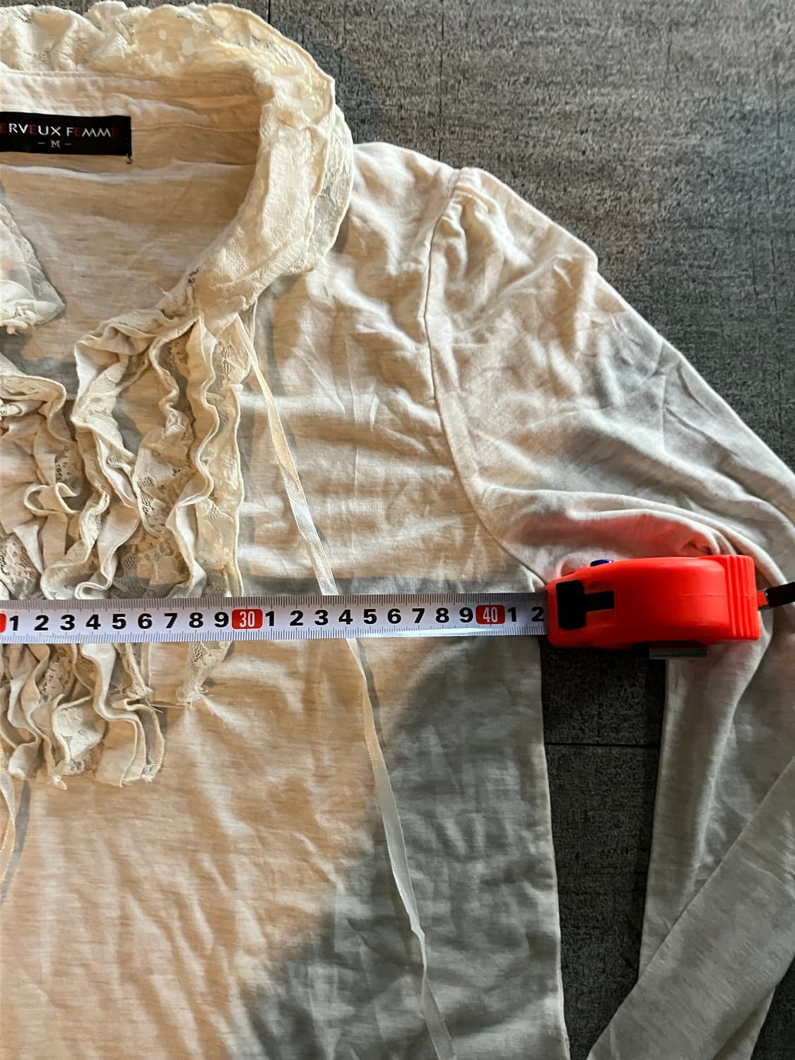 일본빈티지 Nerveuxfemme 모리걸 달천깔페어리 러플 긴팔티셔츠 상품이미지2