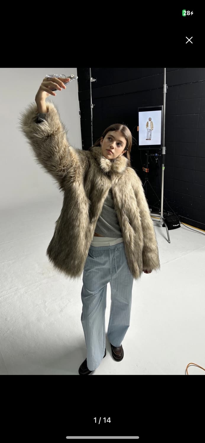 (구해요) 애프터아워즈 퍼자켓 사이즈 2 상품이미지1