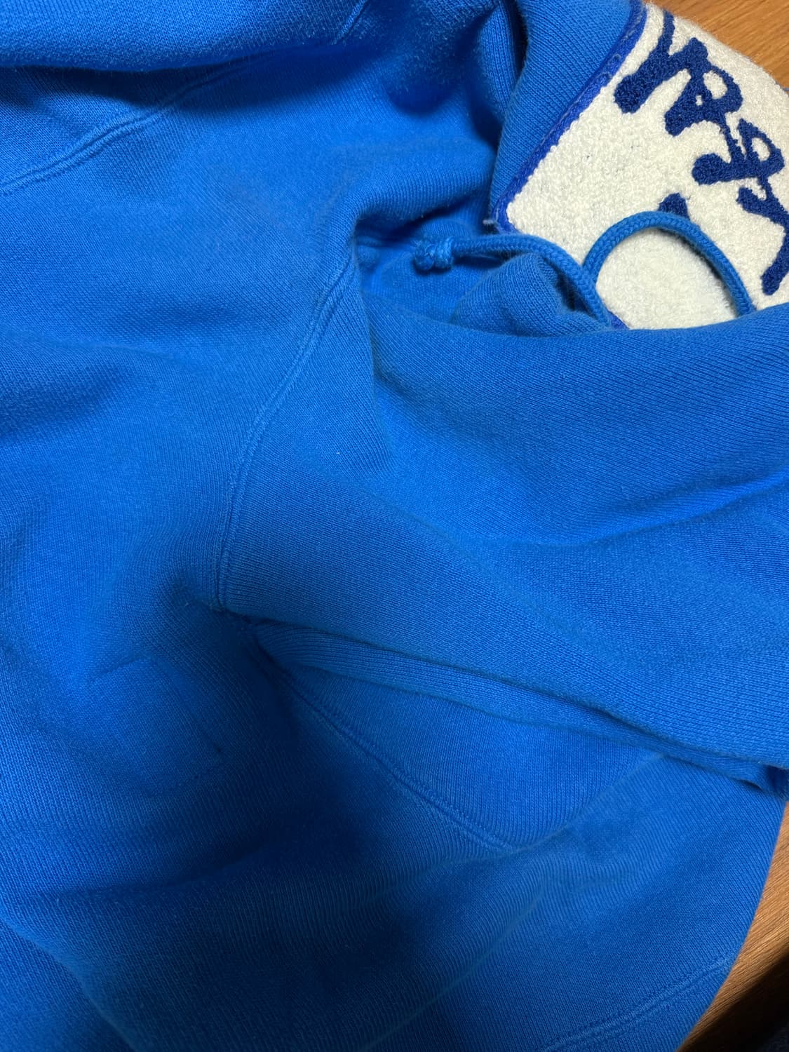 stussy x champion 스탁로고 후디 M 상품이미지5