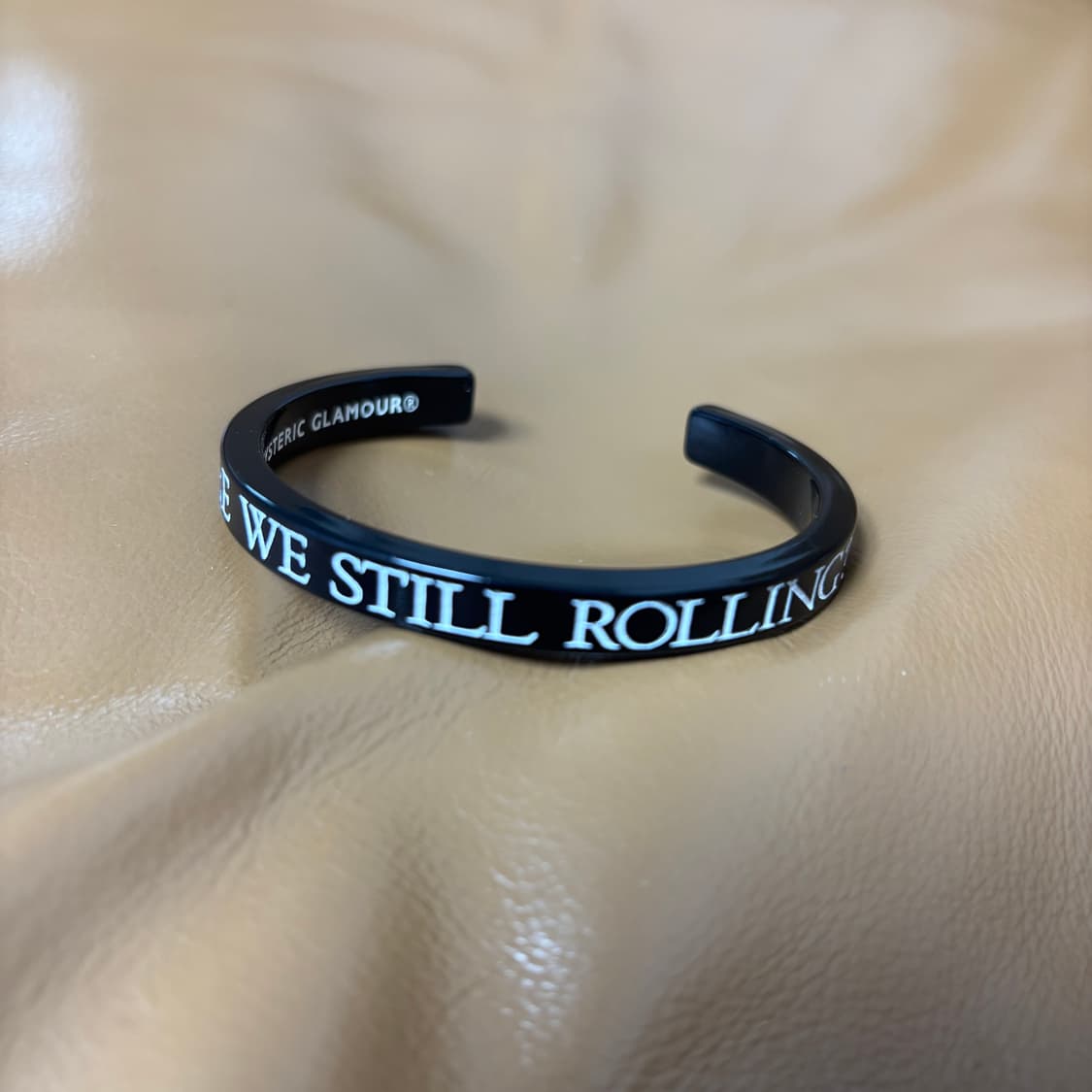 히스테릭글래머 메세지 뱅글 팔찌 블랙 상품이미지7