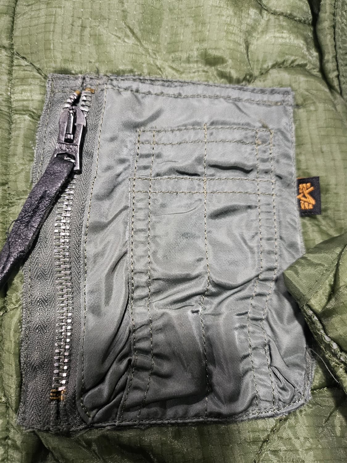 미군오리지날 m65 내피 커스텀 XL 상품이미지2