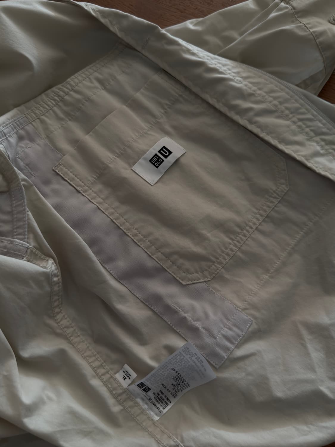 유니클로u 24ss 유틸리티후드 자켓 XL 상품이미지4