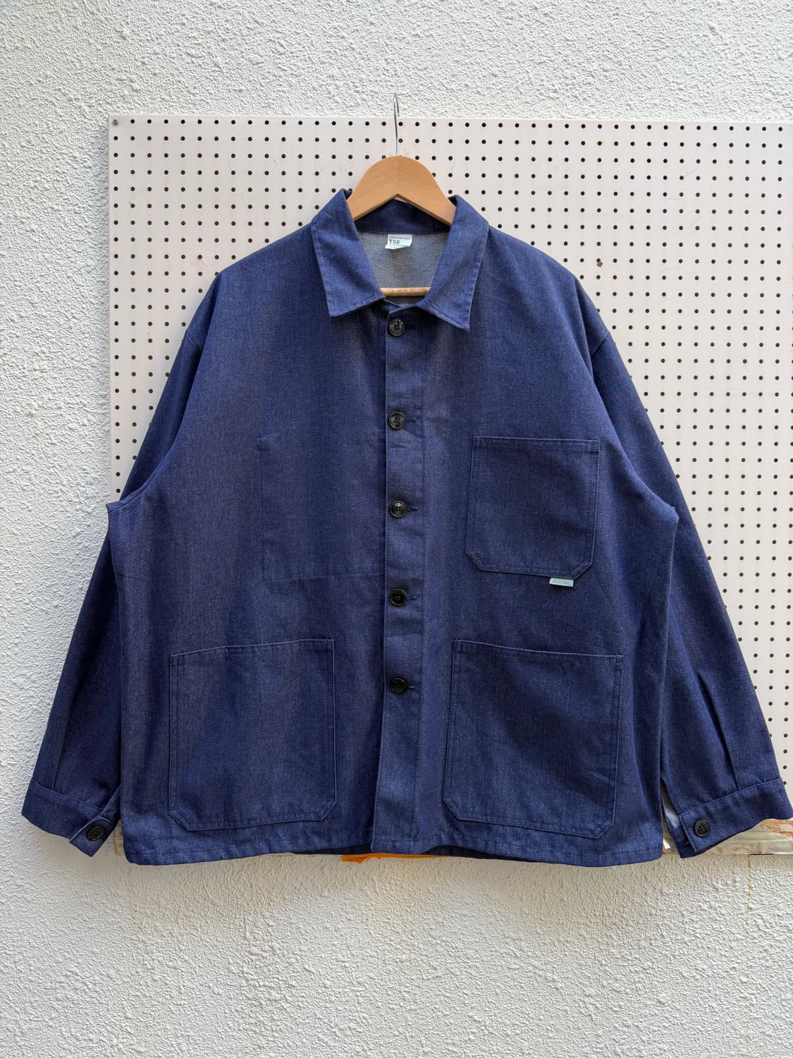 DEADSTOCK BIG SIZE DENIM 데드스탁 데님 프렌치워크자켓 상품이미지1