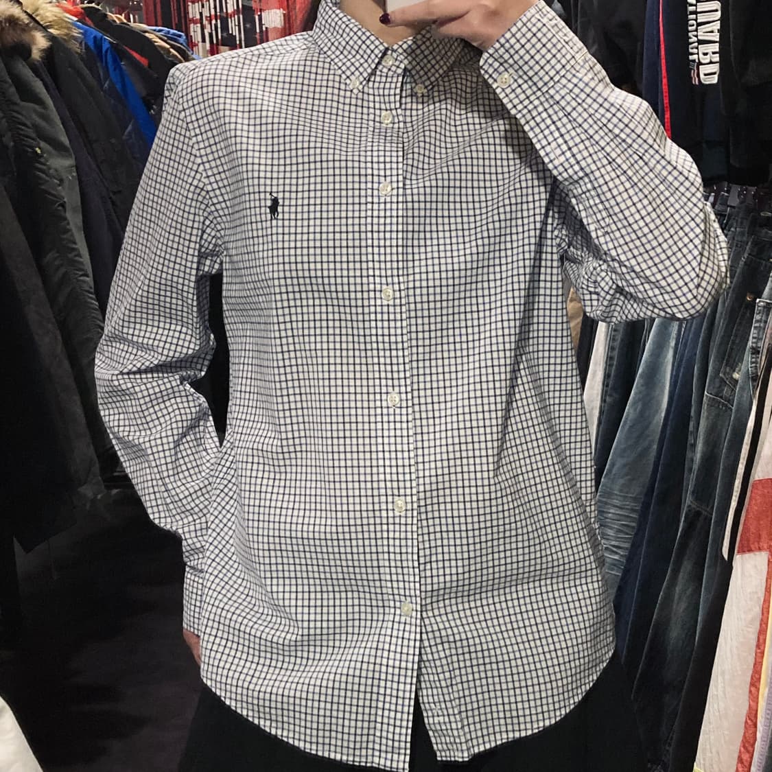 [IM]폴로 랄프로렌 테터솔 체크 블루 상품이미지3