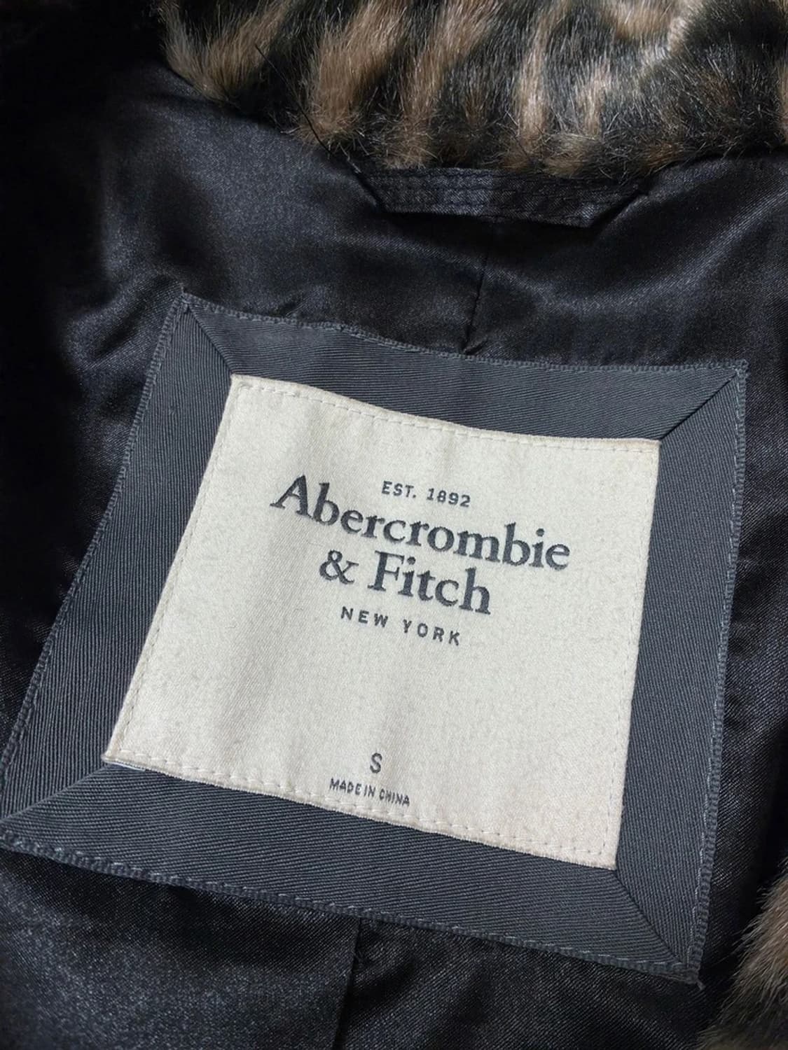 아베크롬비 00's Y2K 긱시크 레오파드 퍼 자켓 PN8207 상품이미지6