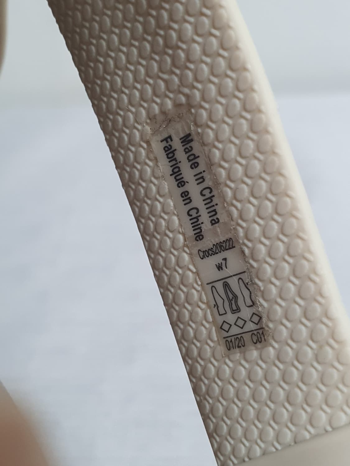 240mm 크록스 브루클린 하이 웨지 샌들 아이보리  상품이미지9