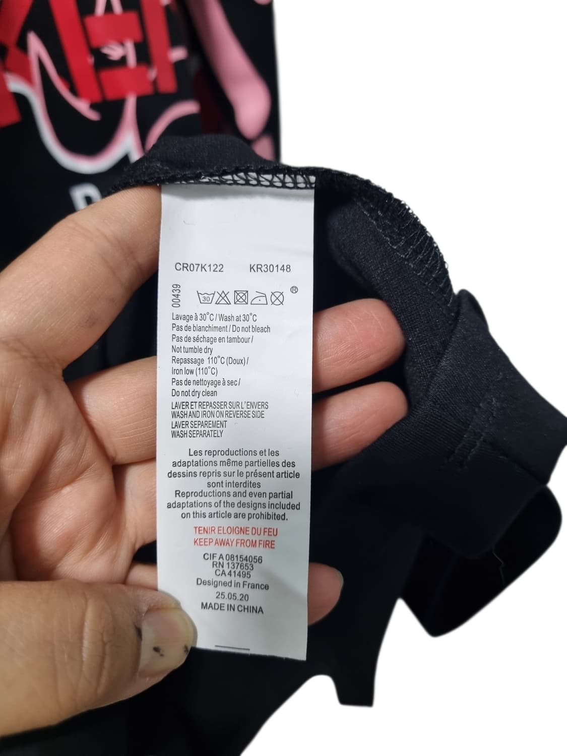 KENZO 겐조키즈 블랙 프린팅 원피스 144 상품이미지6