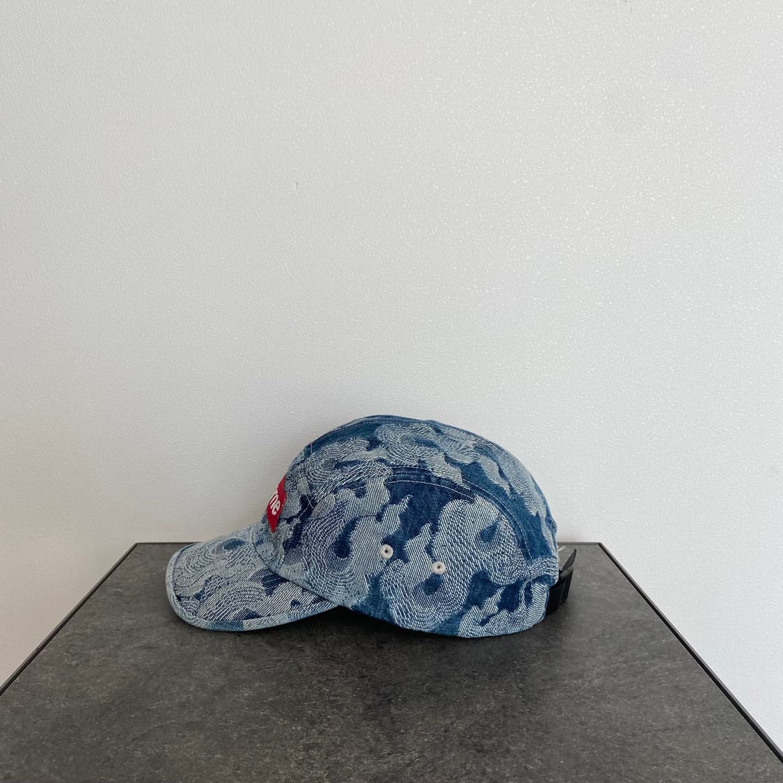 (OS) 슈프림 박스로고 캠프캡 모자 플레임 데님 상품이미지2