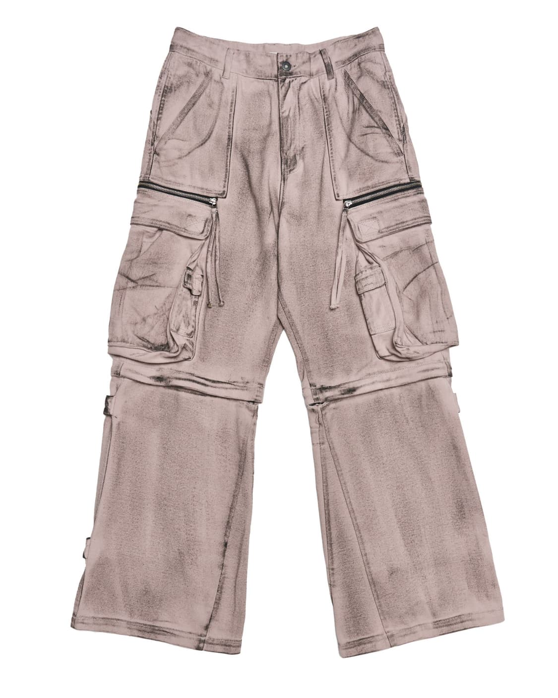 스키즘인듀싱 더티 카고 투웨이 팬츠 L 새상품 상품이미지1