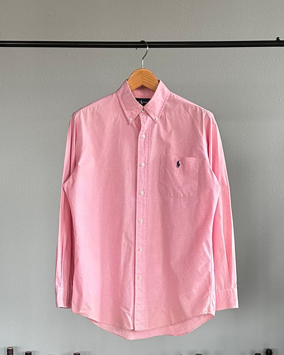 [M]폴로 랄프로렌 커스텀핏 포켓 체크 셔츠 상품이미지1