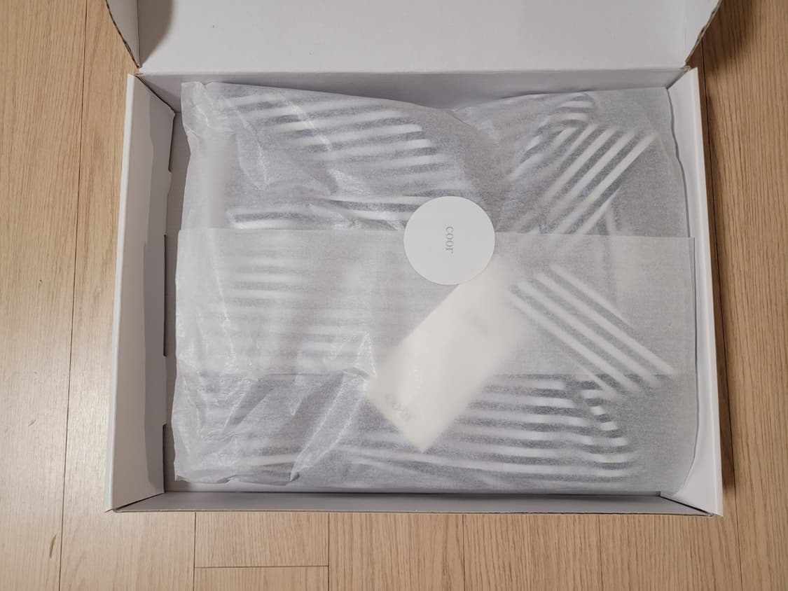 쿠어 볼드 스트라이프 셔츠 네이비 M 새상품 상품이미지2