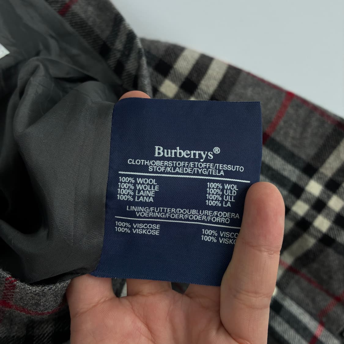 Burberry 버버리 노바체크 울 플레어 스커트 상품이미지5