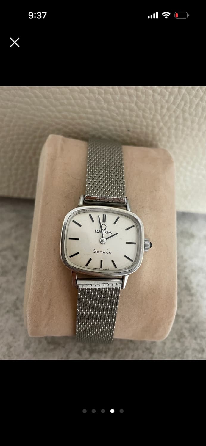 오메가 제니브 스퀘어 수동시계 상품이미지4