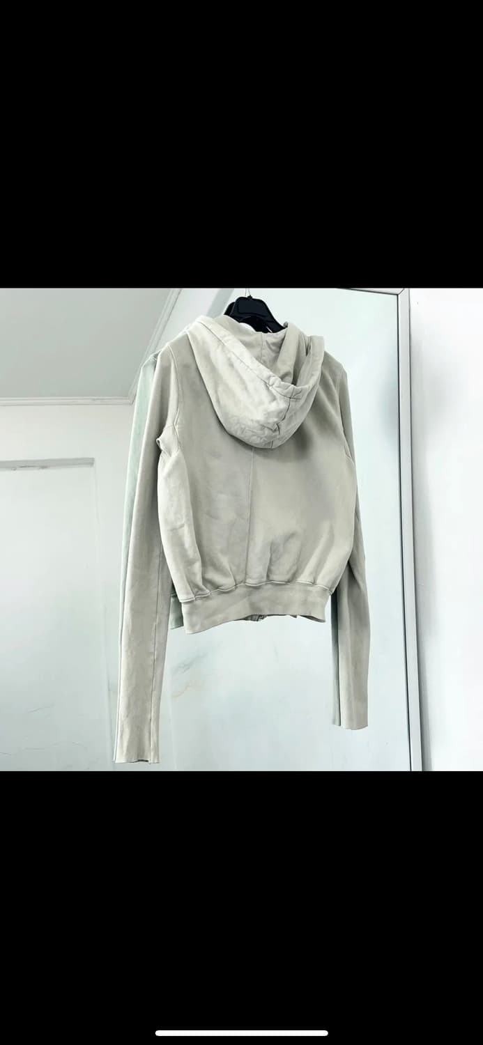 릭오웬스 다크쉐도우 크롭 후드 집업 상품이미지2