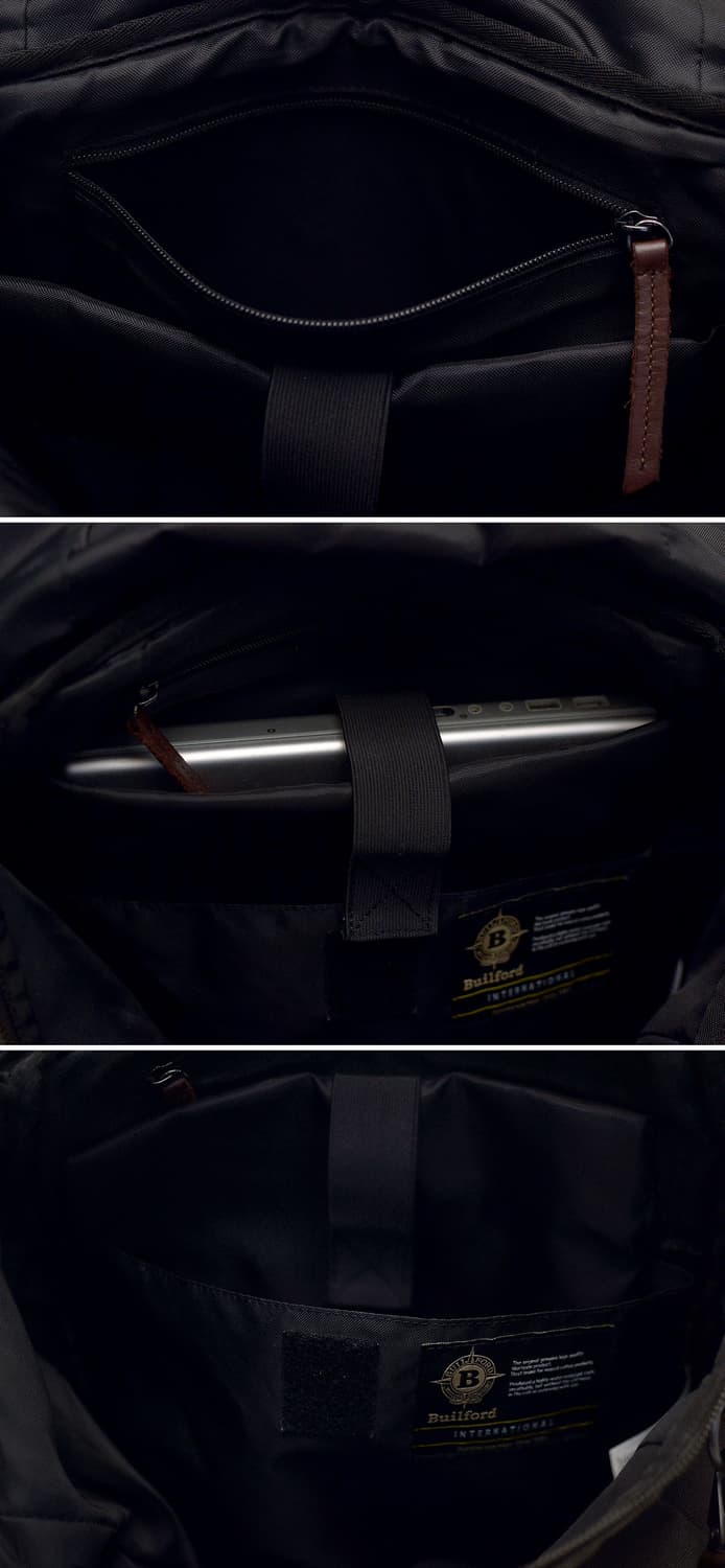 빌포드 (Builford) 익스플로러 왁스캔버스 레더 럭색 백팩 상품이미지7