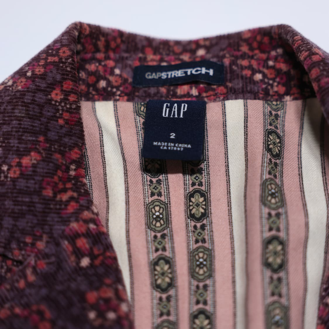 GAP FLORAL CORDUROY JACKET 상품이미지3