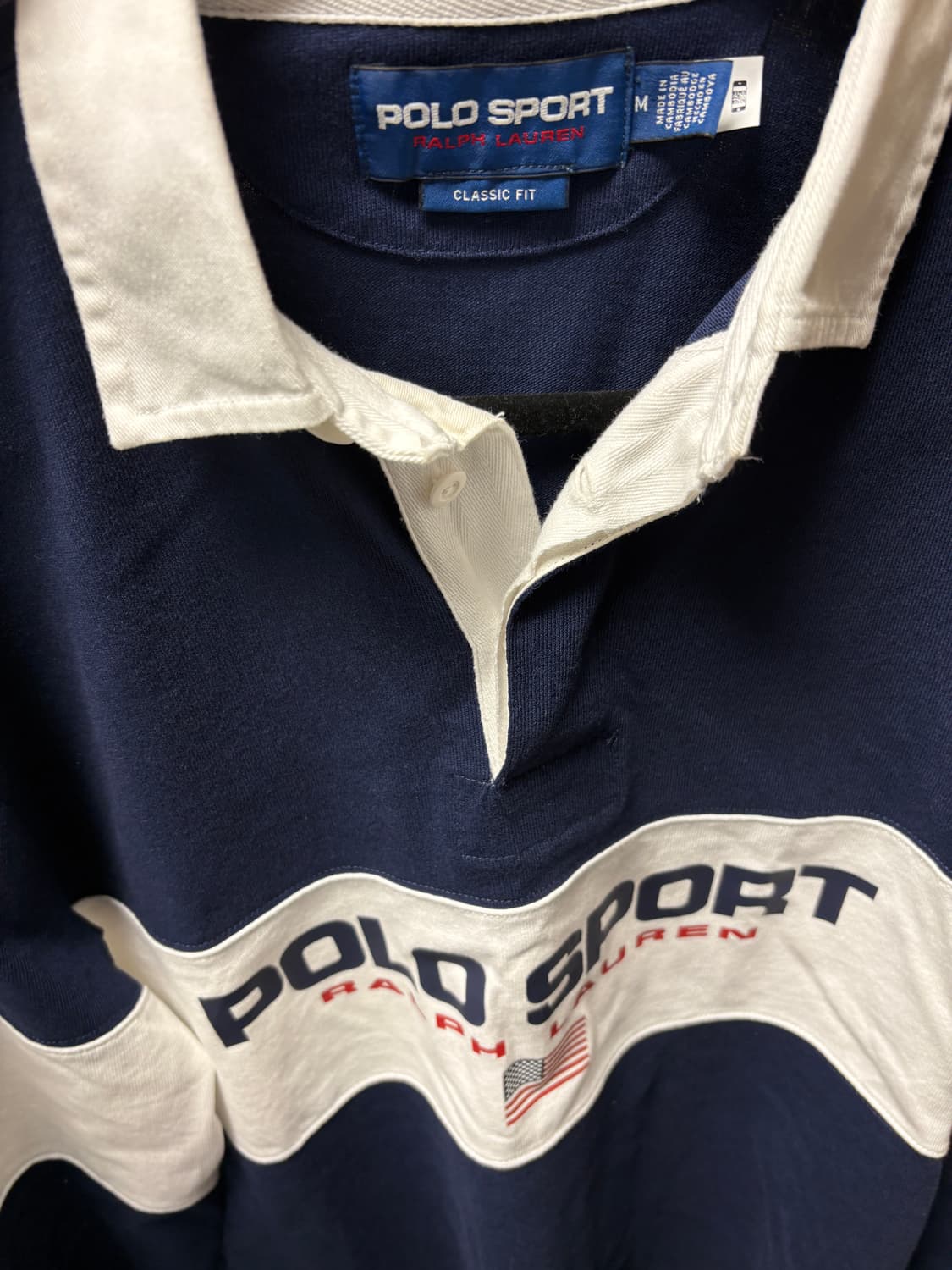 폴로스포츠 럭비셔츠 m 상품이미지1