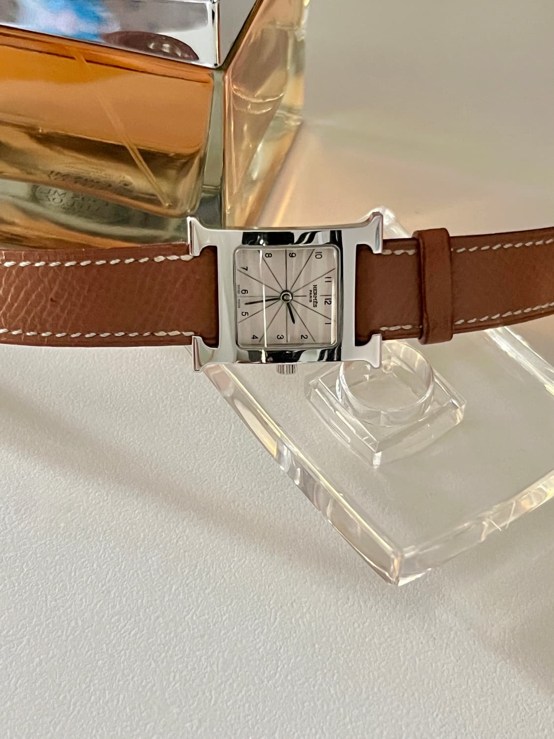 HERMES h아워 PM 레더 스트랩 에르메스 시계 상품이미지7