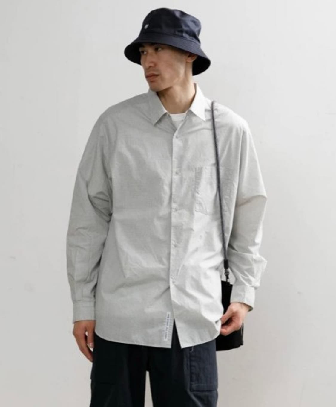 nanamica Regular Collar Stripe Shirt 상품이미지2