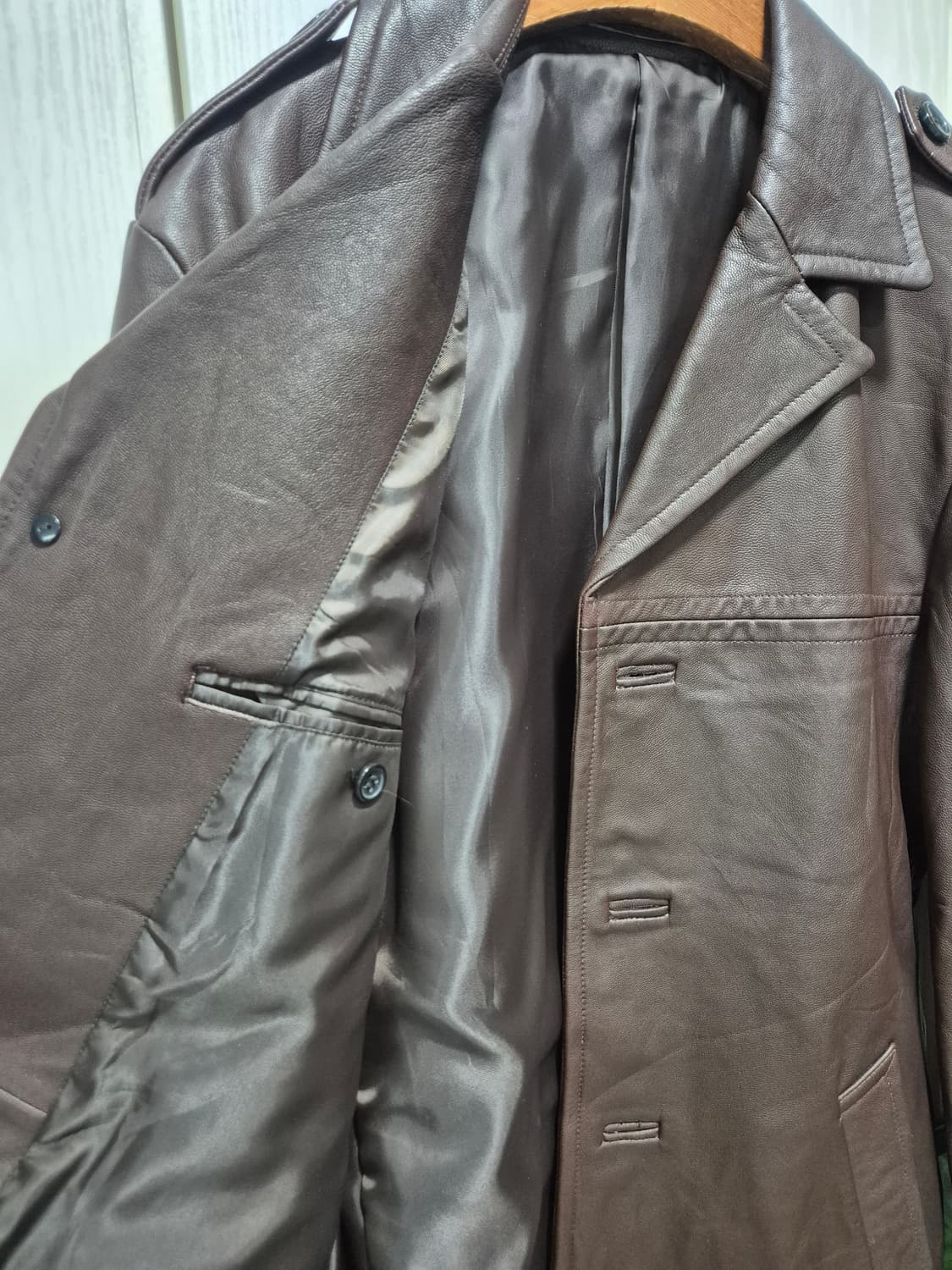 COMME CA ISM. 리얼가죽코트 상품이미지5