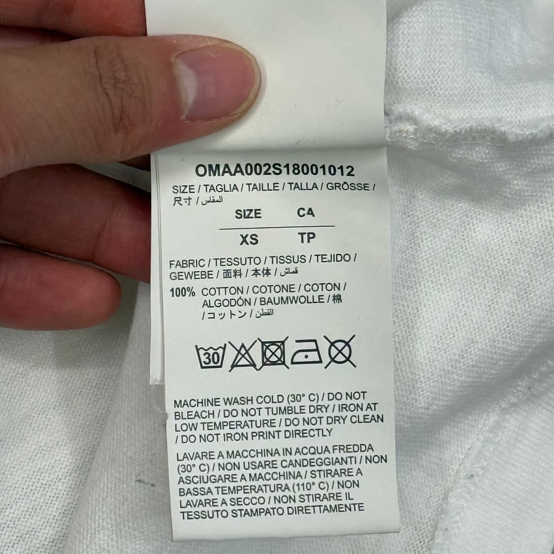 🫶🏻 오프화이트 White 모나리자 프린팅 반팔티 🫶🏻 상품이미지5