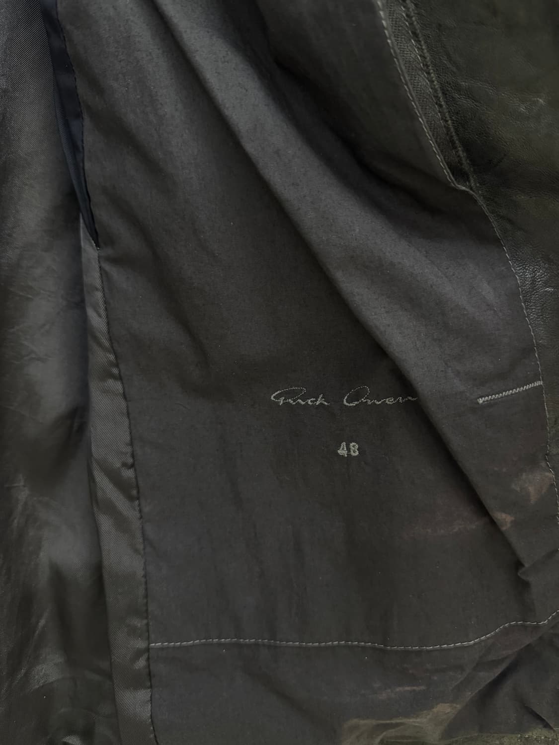 릭오웬스 카고 레더 자켓 48 상품이미지3