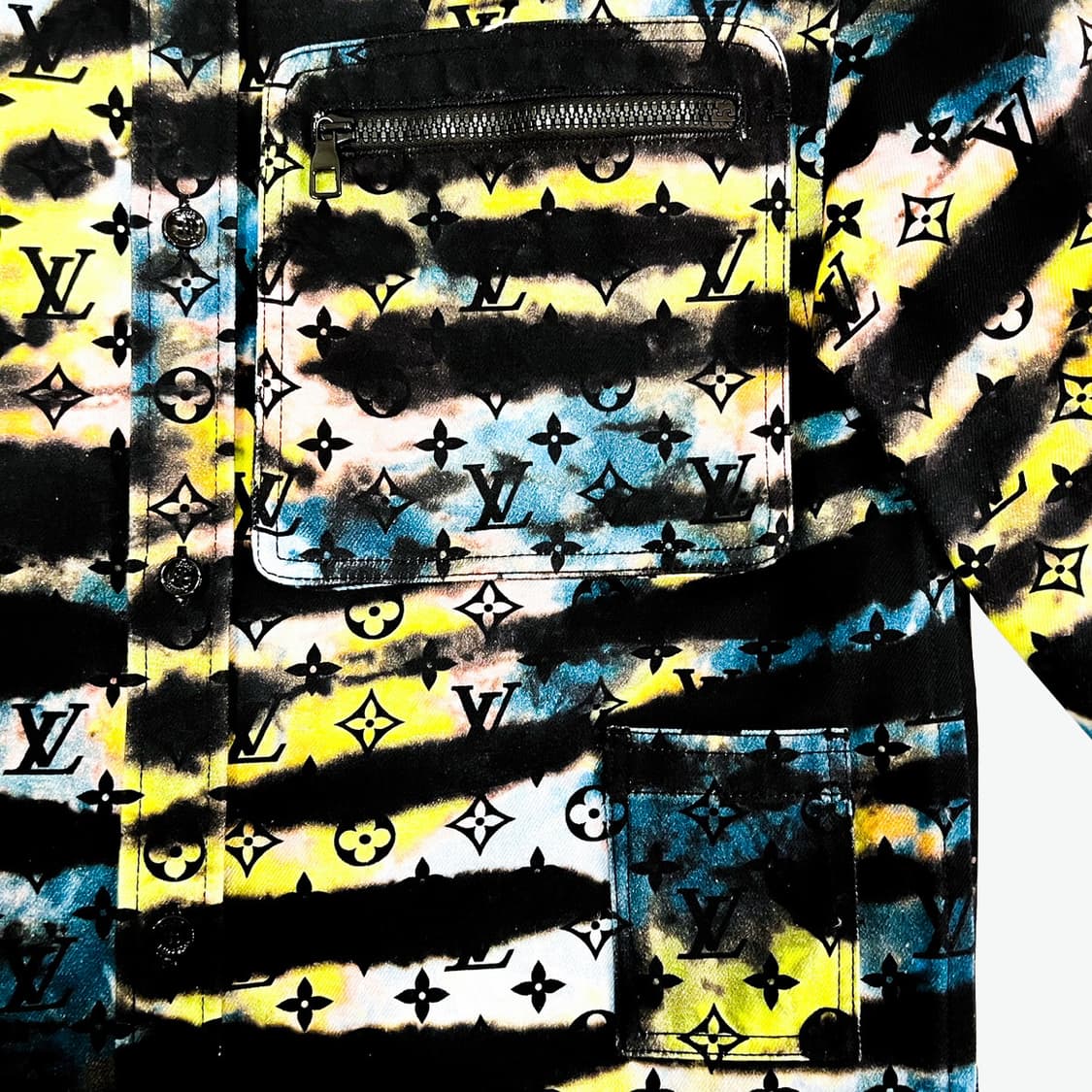 [M/매장판] 루이비통 모노그램 타이다이 데님 셔츠 자켓 상품이미지5