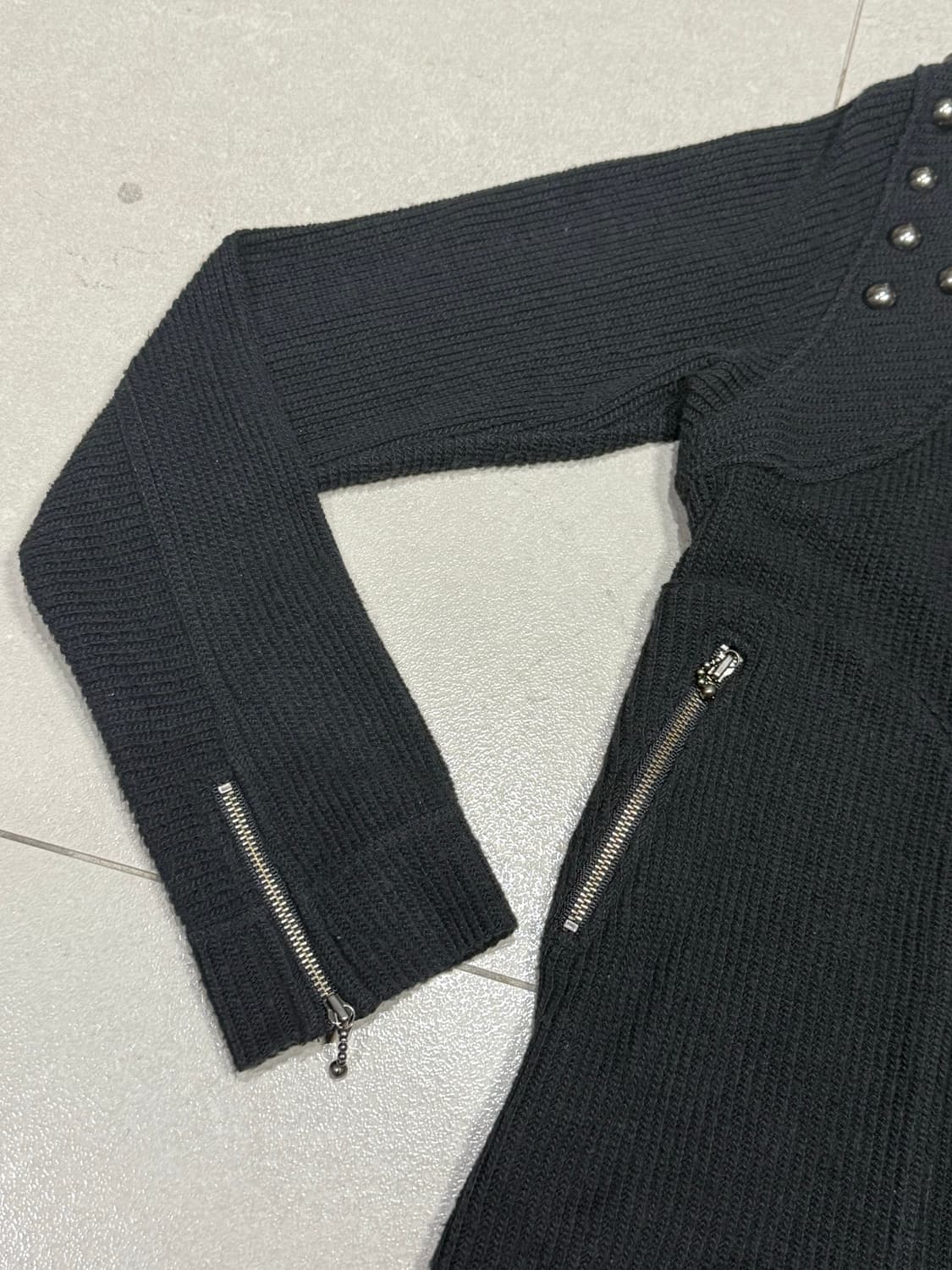 히스테릭 글래머 아카이브 스터드 폭탄 면 라이더 자켓 상품이미지5