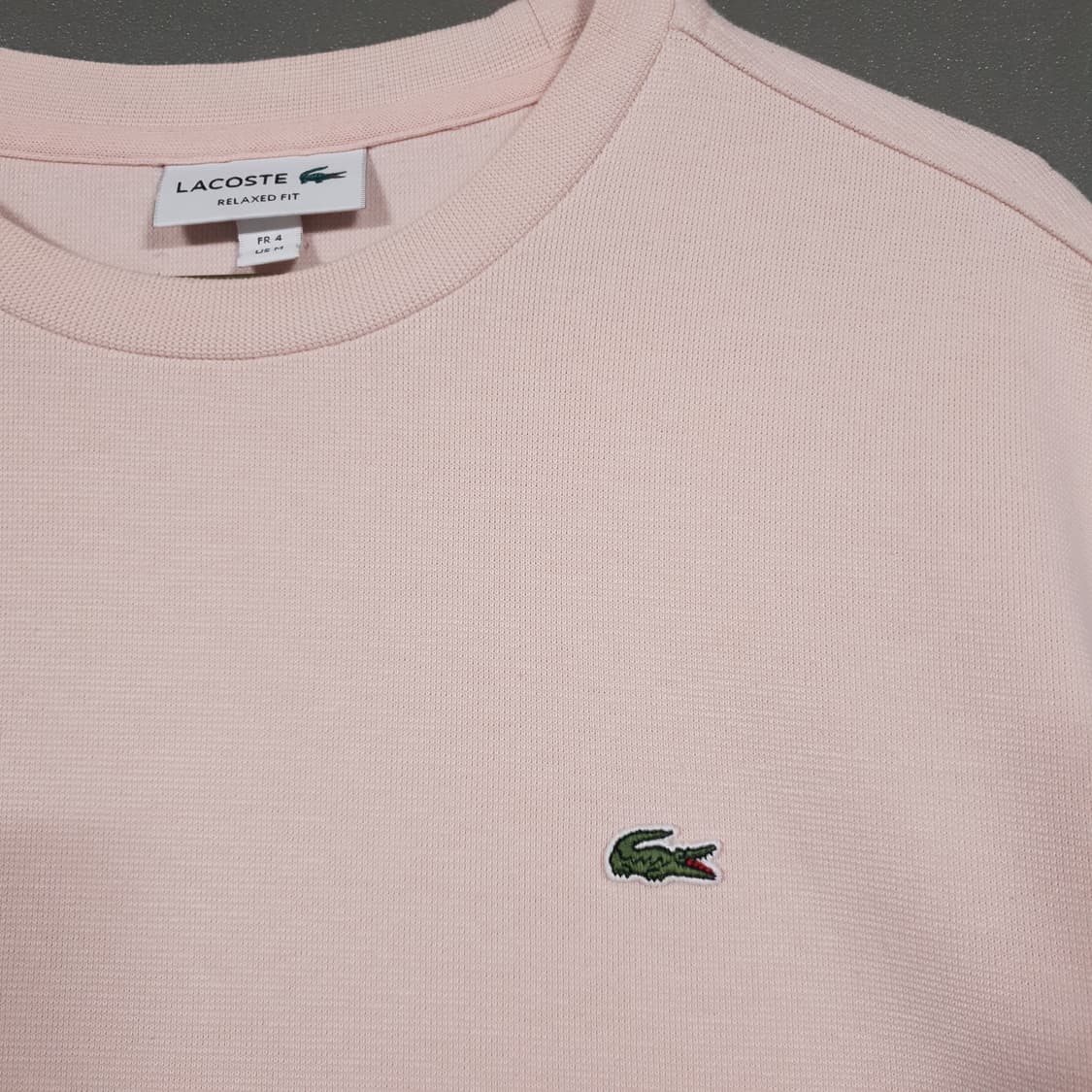 라코스테 신형 20ss 남성 밀라노 반팔 티셔츠 LCST 릴렉스핏 100 상품이미지5