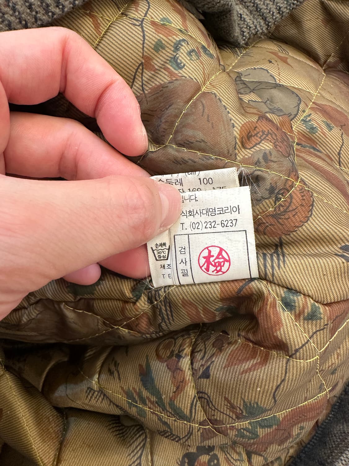 100)베버리힐즈 폴로 클럽 체크 누빔 하프 점퍼 상품이미지7