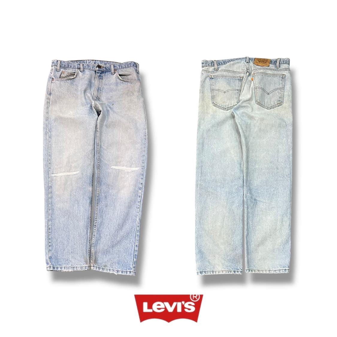  USA 리바이스 505 오렌지 블랭크 탭 데님팬츠 y13929 상품이미지1