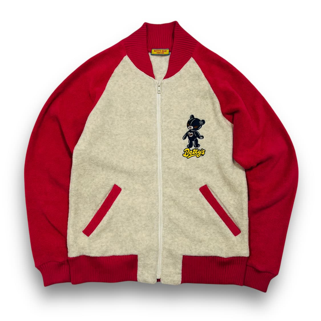 BettY's Blue y2k fleece bear zip-up 상품이미지2