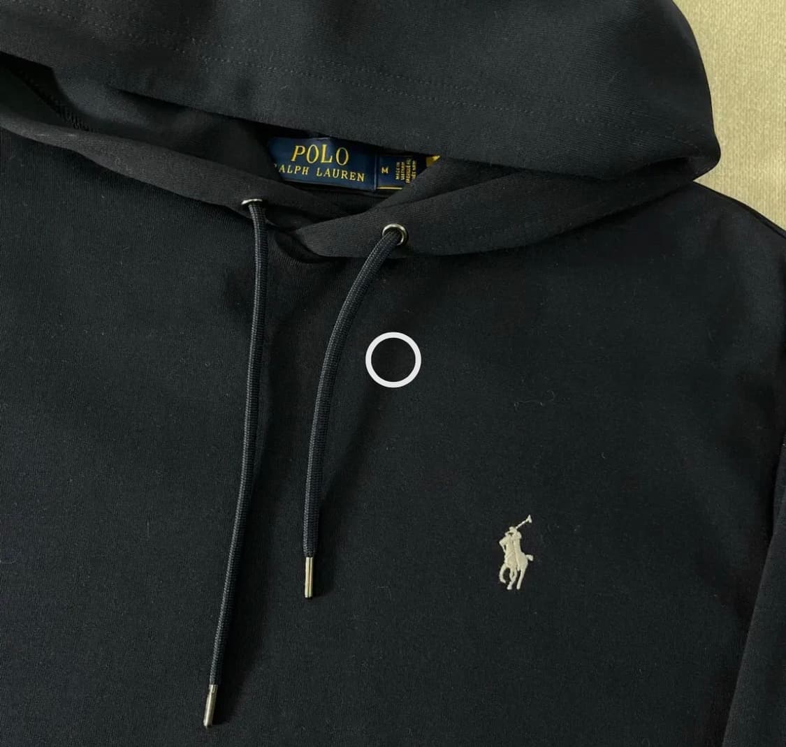 100 폴로랄프로렌 신형라벨 스몰포니 코튼 네비이 후드티 상품이미지2