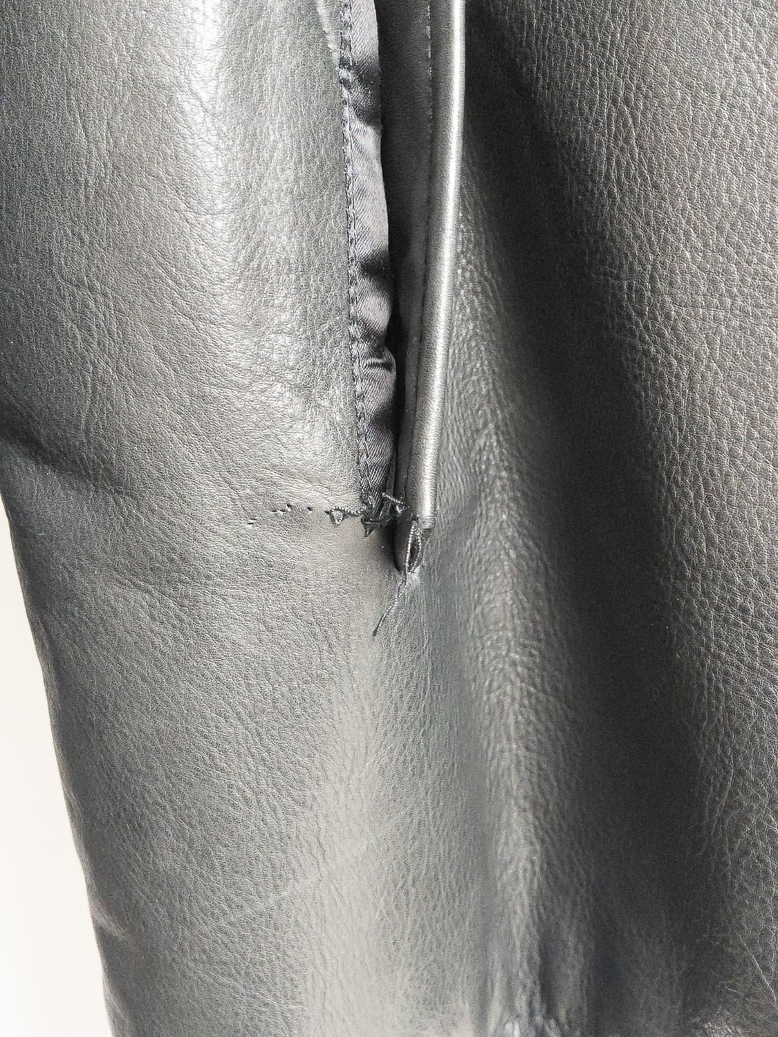 Old GAP Genuine Leather Car Coat L 상품이미지5