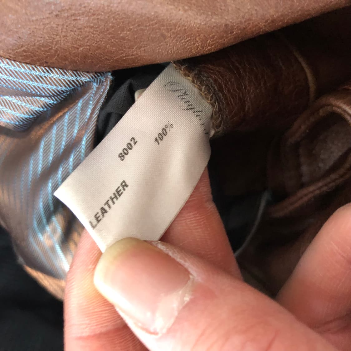 빈티지 더블브레스티드 피코트 타입 레더자켓  상품이미지7