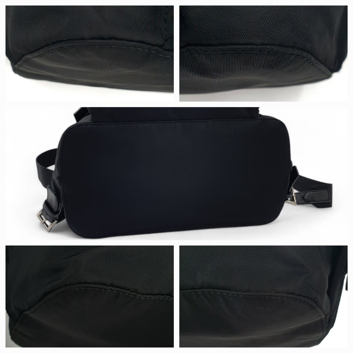 프라다 리나일론 원포켓 블랙 백팩 BZ4650 상품이미지8