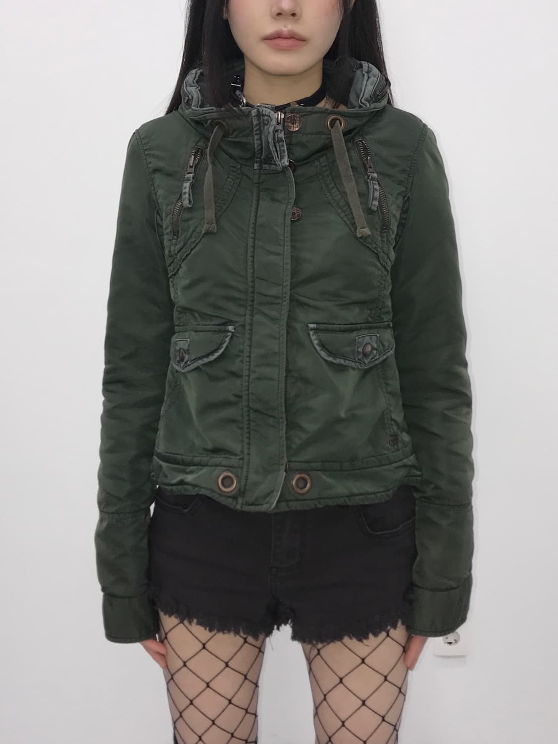 'MISS SIXTY' High-Neck Bomber Jacket 상품이미지2