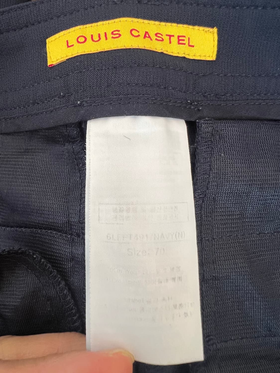 루이까스텔 여자 네이비 일자핏바지 골프팬츠 상품이미지8