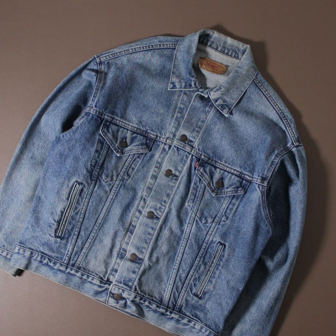 80s Levi’s 리바이스 70507 USA 데님 트러커 자켓 L019 상품이미지2