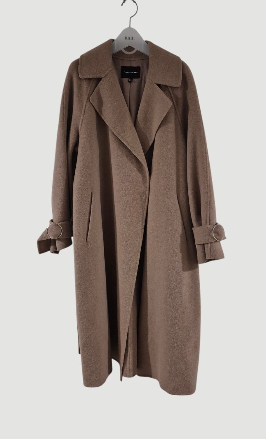 플라스틱 아일랜드 여자 울 롱코트 상품이미지1