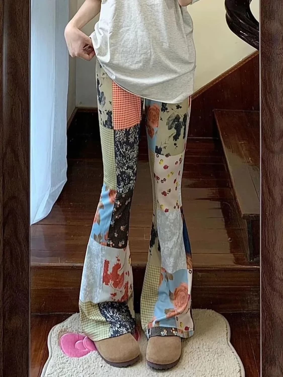 사이다 패치 부츠컷 밴딩팬츠 XS 상품이미지2